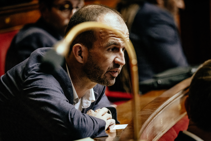 Manuel Bompard (Photo by Maxime Gruss / Hans Lucas / Hans Lucas via AFP)