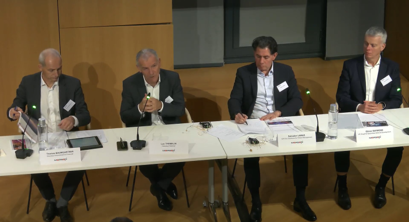 L'équipe dirigeante de Mersen, lors du Capital Markets Day du 5 décembre 2024