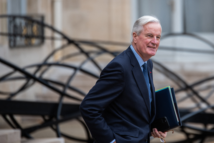 Michel Barnier, Premier ministre de la France - Andrea Savorani Neri / NurPhoto / NurPhoto via AFP