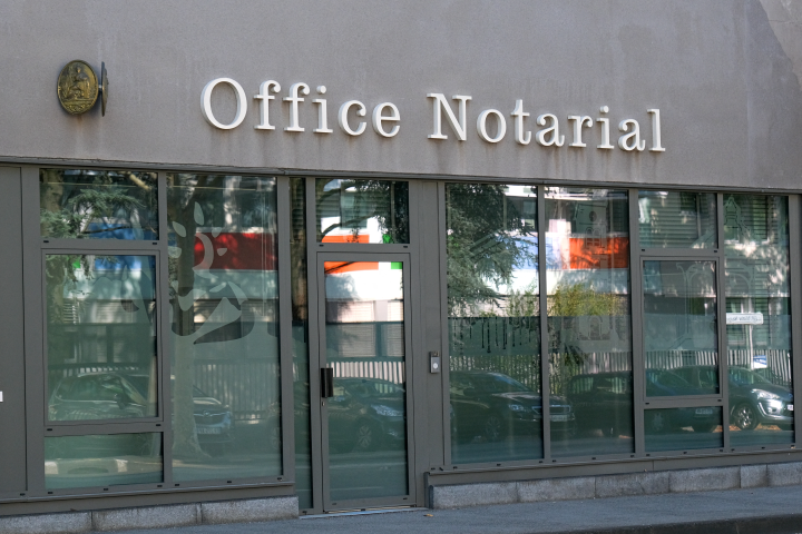 Office notarial. Photo by Nicolas Guyonnet / Hans Lucas / Hans Lucas via AFP