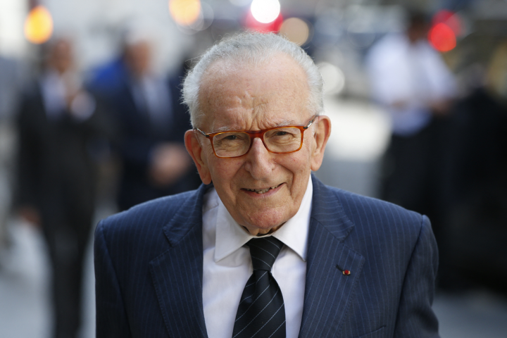 Yvon Gattaz (Photo by PATRICK KOVARIK / AFP)